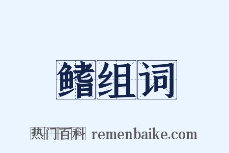 鳍组词是什么意思的图片